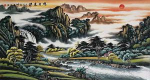 作品《旭日东升》